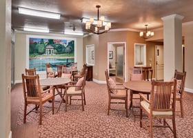 dining room at our memory support community