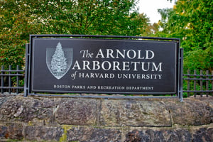 The Arnold Arboretum of Harvard University Sign