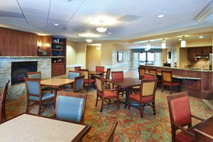 Dining room at The Terraces at Los Altos