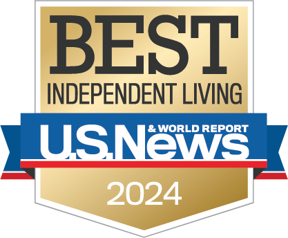 U.S. News & World Report Best Independent Living 2024 badge