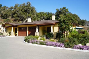 Long driveway leading up to a home at Valle Verde