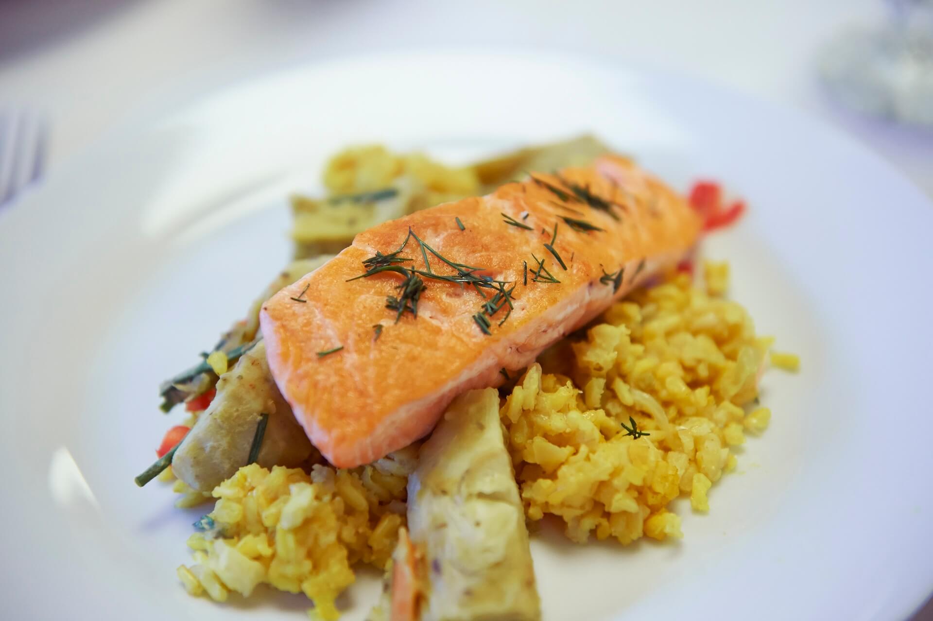 Salmon dish 