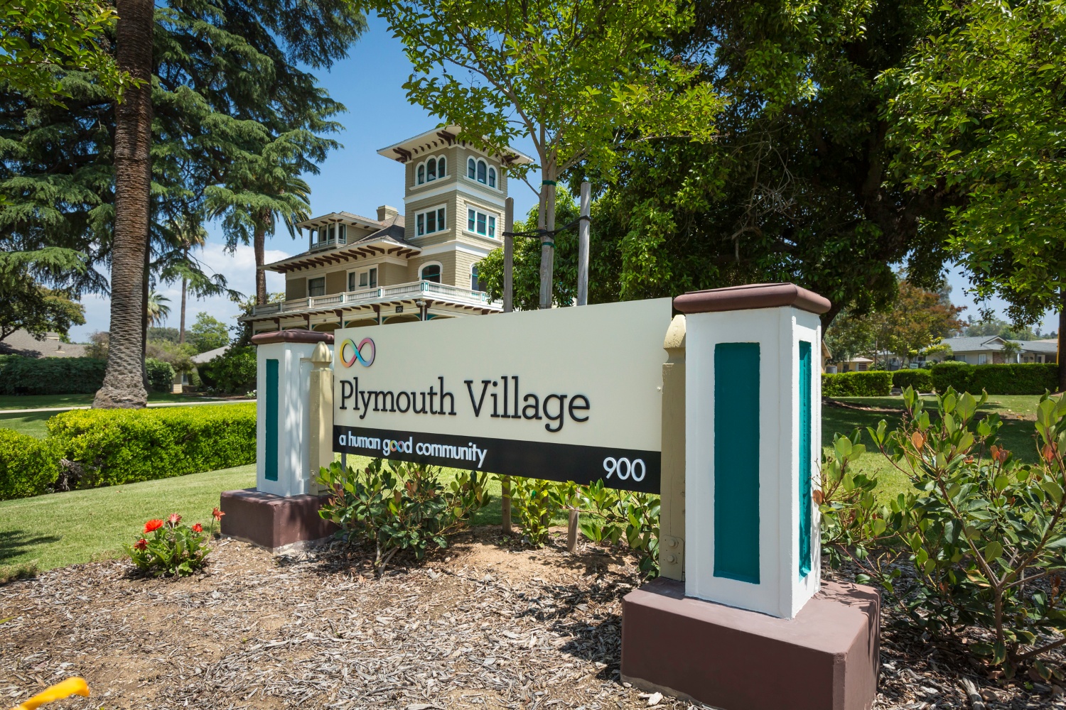 Plymouth Village Sign