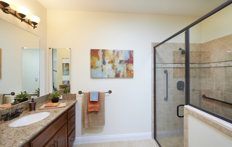 Bathroom in a home in the Valle Verde community