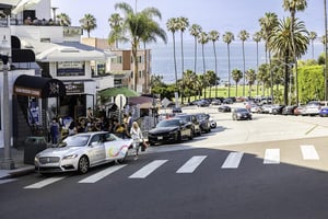 La Jolla neighborhood next to the beach