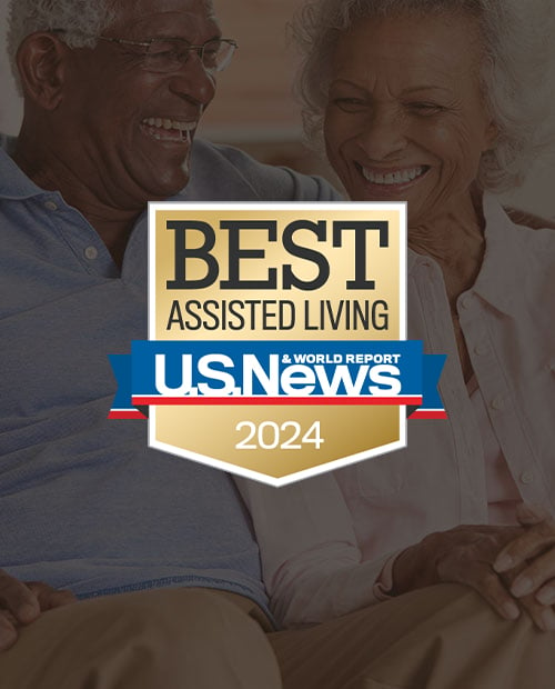 U.S. News & World Report Best Assisted Living 2024 badge