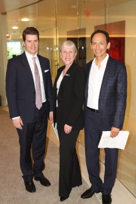 Nick Hickley, Investment Consultant; Carol Mulcahy, Investment Consultant; and Randy Garcia, CEO of The Investment Counsel Company and the host for the seminar (left to right).