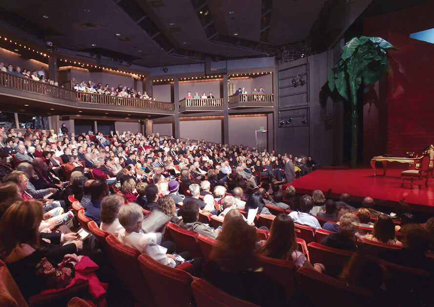 Audience in a theater