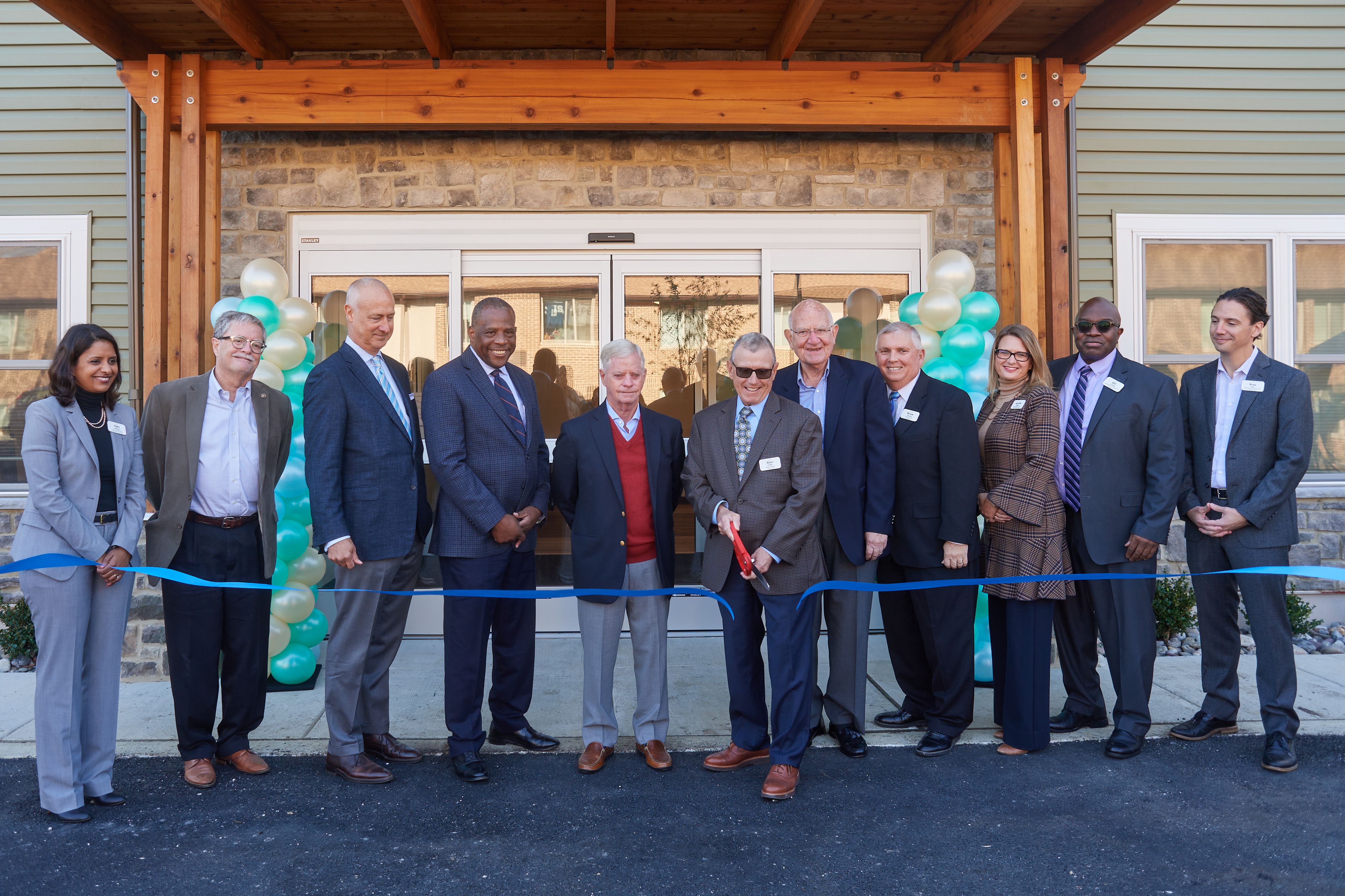 Philadelphia officials celebrate the grand opening of Makemie Court