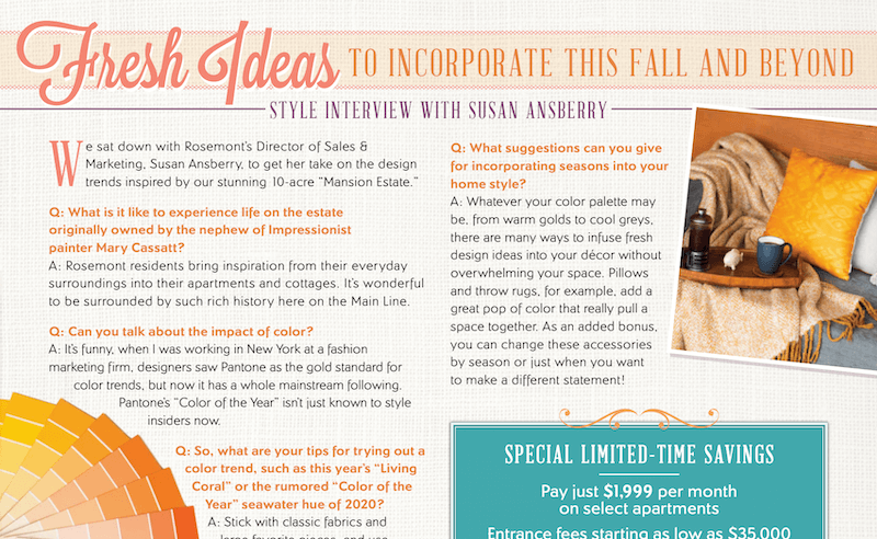 Fall Newsletter Fresh Ideas To Incorporate This Fall And Beyond The Mansion At Rosemont